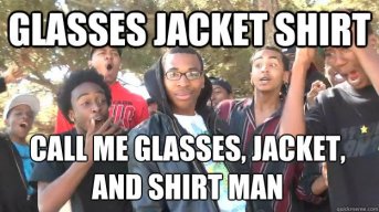 Glasses Jacket Shirt Man
